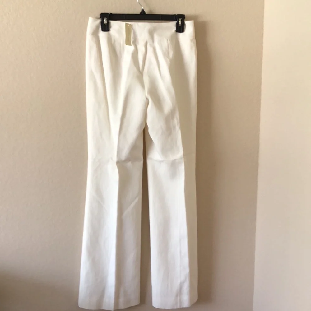 Semi wide leg pinstripe pants, trousers, new - Picture 2 of 4